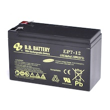 12V 7Ah Battery, Sealed Lead Acid battery (AGM), B.B. Battery EP7