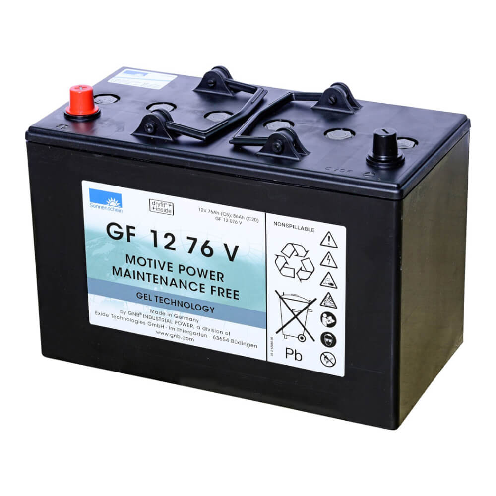 BATTERIE GEL SONNENSCHEIN GF12076V 12V 76AH - Batteries de