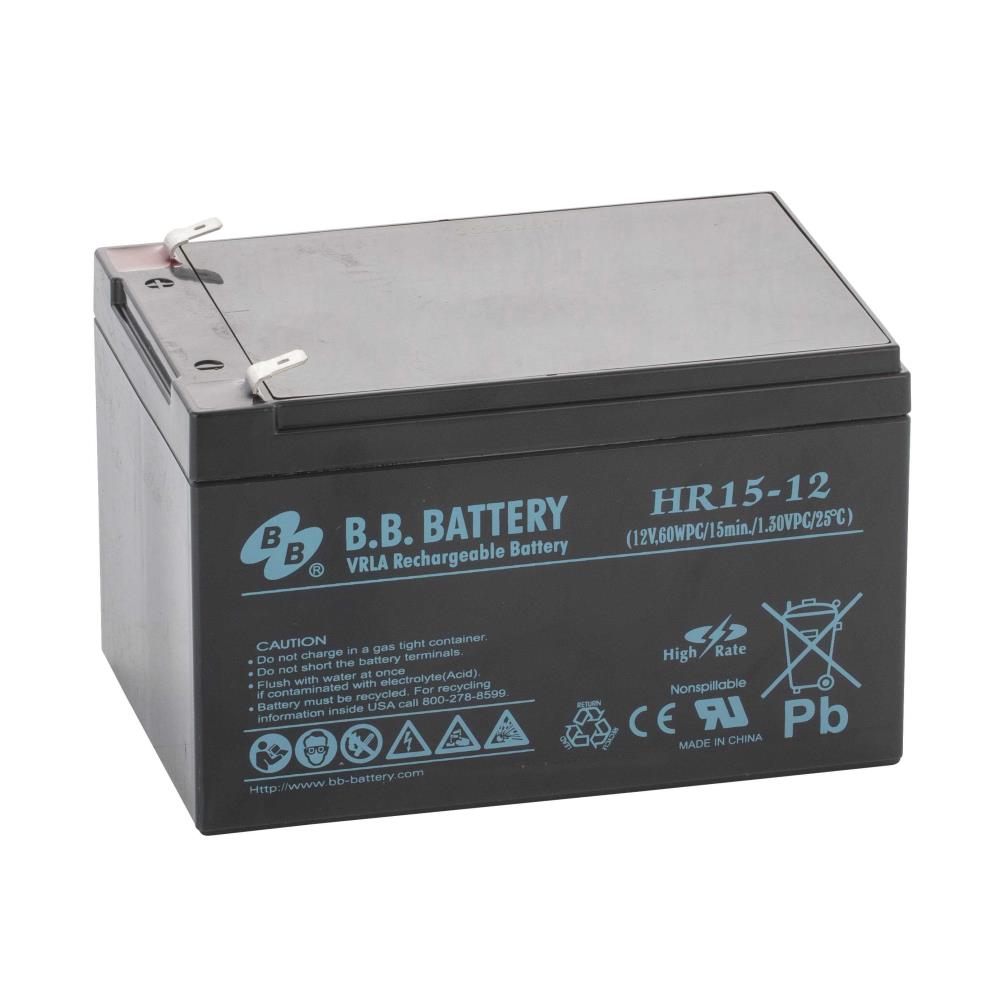 12V 15 AH Sealed Lead Acid (SLA) Battery - T2 Terminals